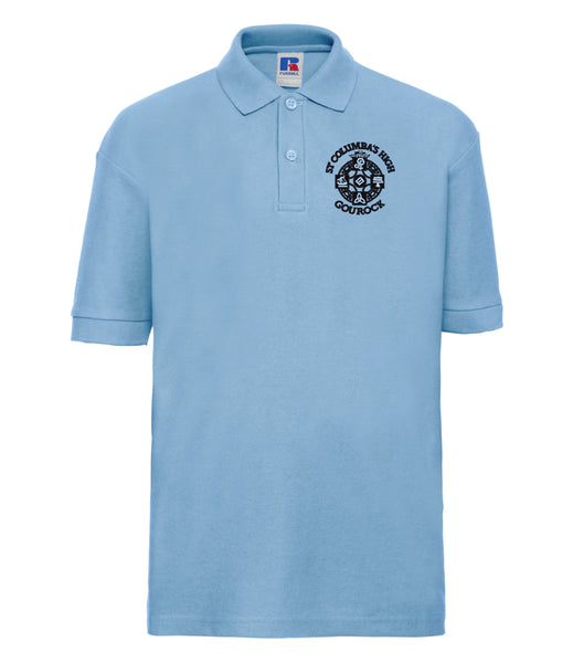 St Columba's High School Poloshirt Sky