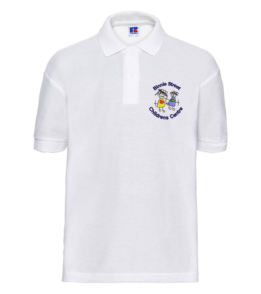 Binnie Street Nursery White Polo Shirt