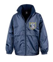 Gourock Navy Fleece lined Raincoat
